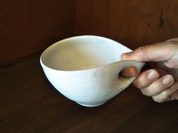 【受注制作】ひよこスープカップ　（白） 6枚目の画像