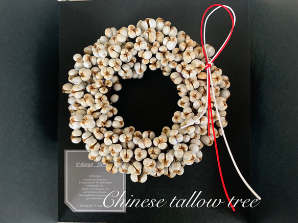 送料無料】ナンキンハゼのリース お正月飾り 新年 しめ飾り プレゼント