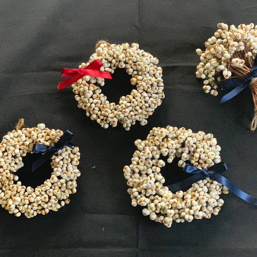 送料無料】ナンキンハゼのリース お正月飾り 新年 しめ飾り プレゼント