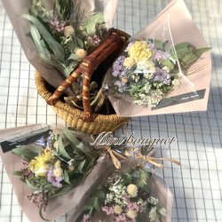 9.ミニブーケスワッグ ドライフラワーミニスワッグミニブーケ | feliur