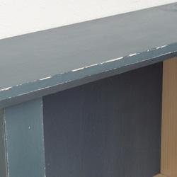 painted shelf - blue gray 3枚目の画像