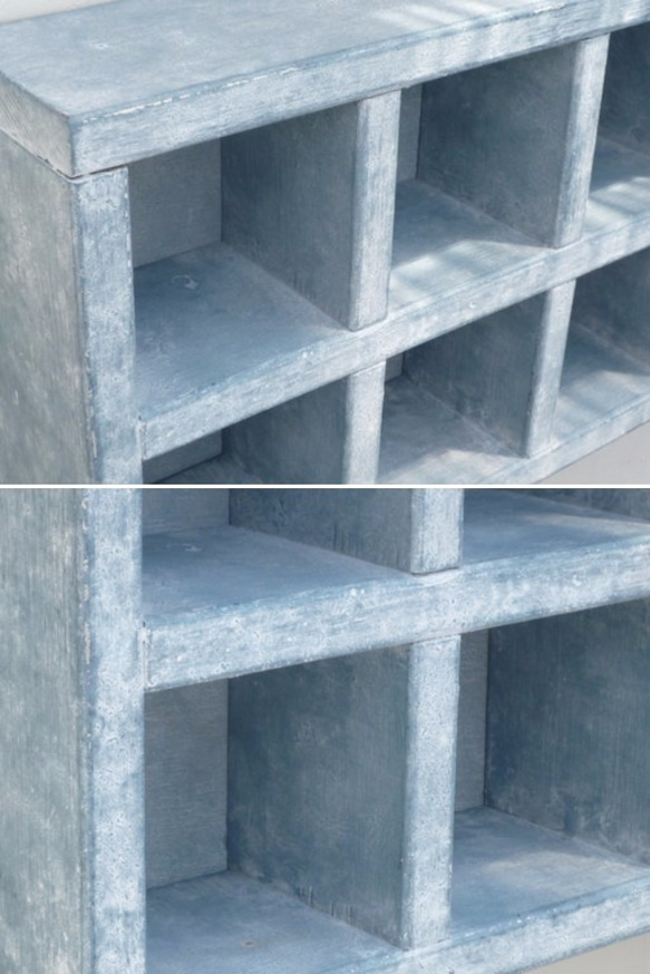 box shelf - blue grey 3枚目の画像