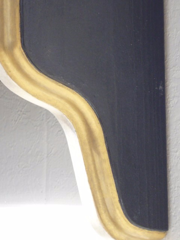 wall shelf - white × navy × gold 10枚目の画像