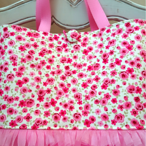 入園 入学3点セット 女の子 ユニコーン ピンク フリル レッスンバッグ  