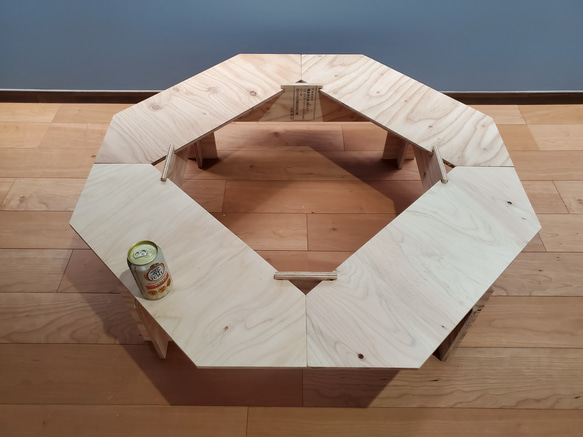 二段階高さ調整可能　囲炉裏テーブル　ジカロテーブル 4枚目の画像