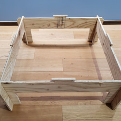 二段階高さ調整可能　囲炉裏テーブル　ジカロテーブル 5枚目の画像