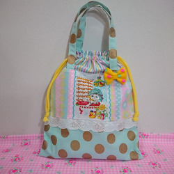 コヤンイサムチョン～ルミちゃんの持ち手付き巾着 巾着袋 pachipachi