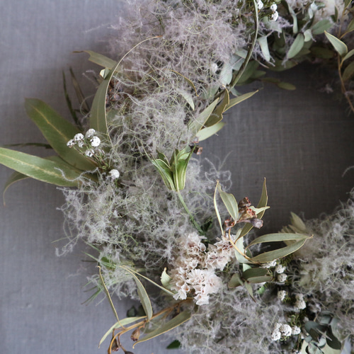 スモークツリーリース ドライフラワー little. 通販 12167128｜Creema