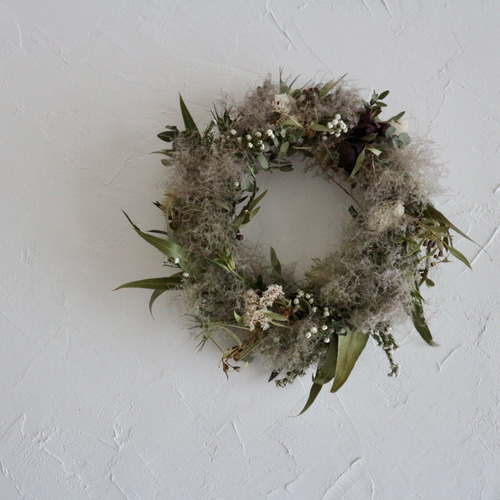 スモークツリーリース ドライフラワー little. 通販 12167128｜Creema