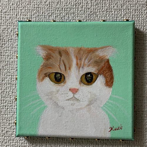 猫好きさんのためのアートパネル（原画）オーダー販売 絵画 アトリエ  