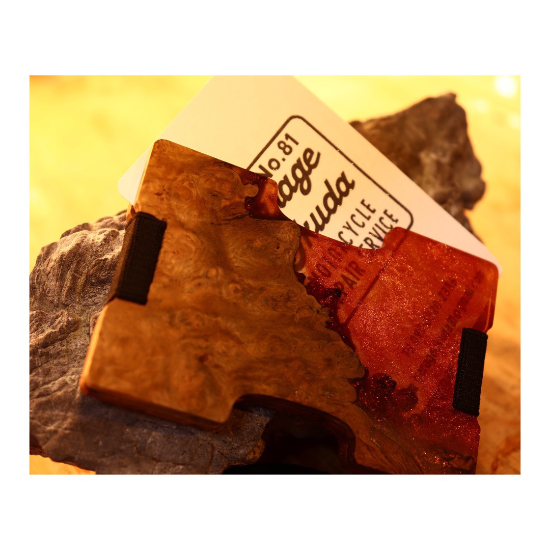 ウッドレジンカードケース #3