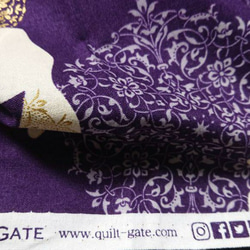 キルトゲイト quilt gate うさぎ&レース柄 1m 3枚目の画像