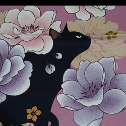 キルトゲイト quilt gate 黒猫と梅 1m はぎれ とうやもん 通販｜Creema