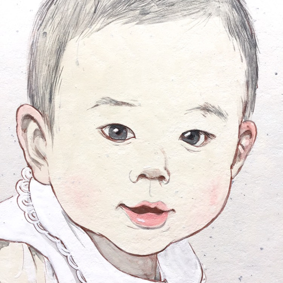 受注製作・日本画で描く肖像画 8枚目の画像