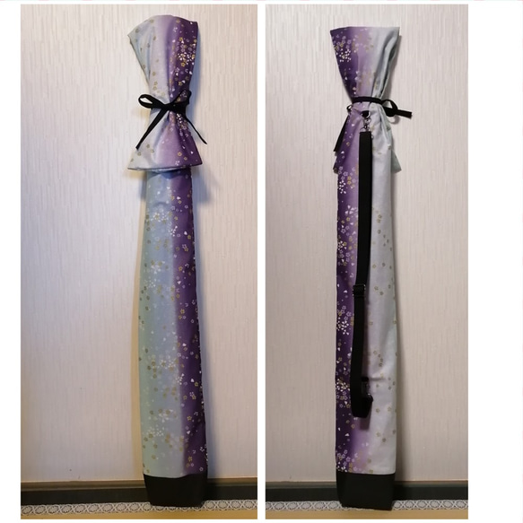 竹刀袋 桜舞金彩文様 紫 その他バッグ 針子 通販 10945739｜Creema