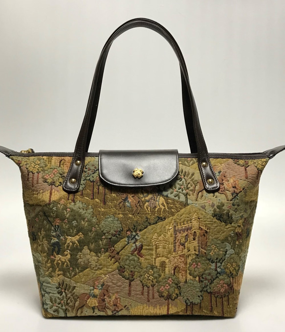 ベルギー製ゴブラン織りのバック