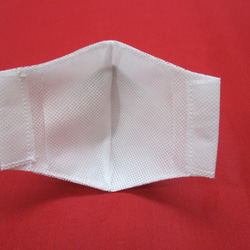 簡単に不織布が取り換えできる洗える立体型ダブル仕様マスク（大人用） 4枚目の画像