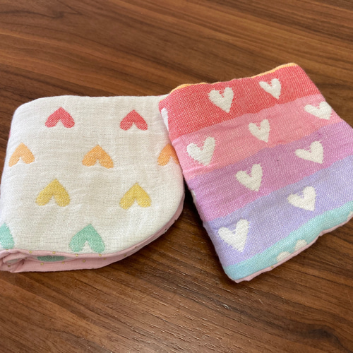 fuwara ＊8重ガーゼはんかち❤︎くまさん2枚set
