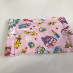 【受注製作＊送料無料】ガーゼマスク 子供用 姫系バレエ 2枚セット ピンク パープル 2枚目の画像