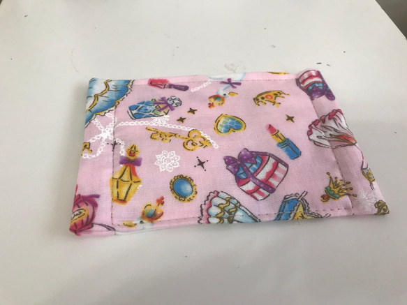 【受注製作＊送料無料】ガーゼマスク 子供用 姫系バレエ 2枚セット ピンク パープル 2枚目の画像