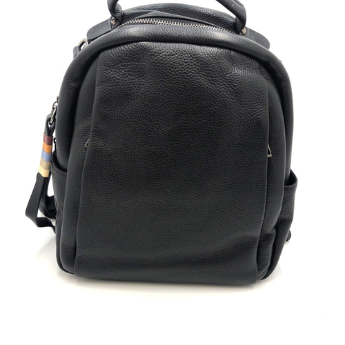 OURレザー持ち手の2wayリュック (ブラック) レザー持ち手の2WAYリュック – OURHOME