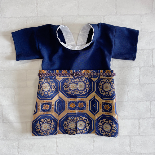 わんこ用 犬用 裏地付き袴金蘭袴