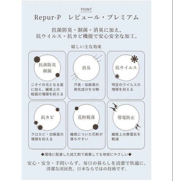 抗ウイルスガーゼ使用 花粉対策 プリーツマスク  綿麻グレンチェック《ブラック》のプリーツマスク オールシーズン 6枚目の画像