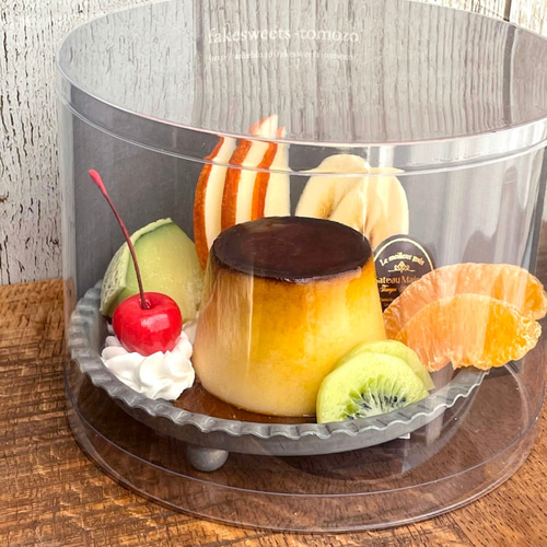 プリンアラモード 1/12 レトロ喫茶 の デラックス プリンアラモード 【レインボー】
