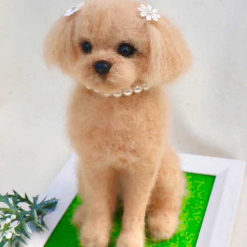 受注製作 》オーダー 犬♡うちの子製作♡羊毛フェルト♡トイ