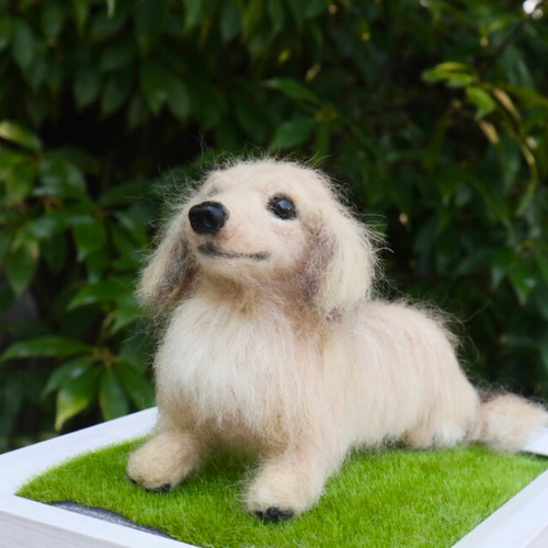 受注製作 》オーダー 犬♡うちの子製作♡羊毛フェルト♡ダックス 受注製作 》オーダー 犬♡うちの子製作♡羊毛フェルト♡ダックス