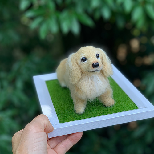 受注製作 》オーダー 犬♡うちの子製作♡羊毛フェルト♡ダックス