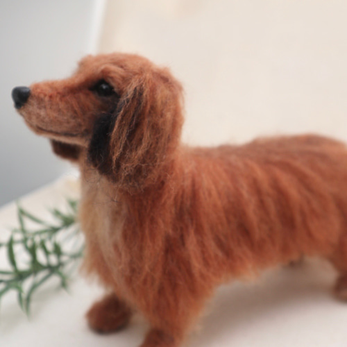 オーダー 犬♡ダックス 世界でたったひとつ♡うちの子製作♡羊毛