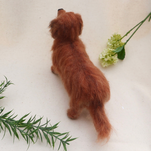 オーダー 犬♡ダックス 世界でたったひとつ♡うちの子製作♡羊毛 オーダー 犬♡ダックス 世界でたったひとつ♡うちの子製作♡羊毛