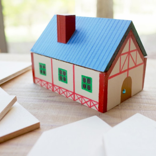 手作り木工　荻工芸 手作りキット】お家で作ろう♪オリジナル木工クラフト『おうち箱