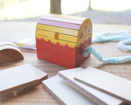 手作りキット】お家で作ろう♪オリジナル木工クラフト『トキメキ宝石箱