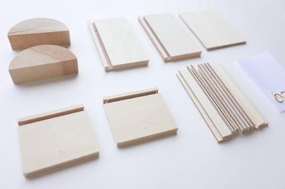 【手作りキット】お家で作ろう♪オリジナル木工クラフト『トキメキ宝石箱』 4枚目の画像