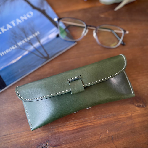 DOONEY&BOURKE メガネケース　レザー　緑　グリーン DOONEY&BOURKE メガネケース レザー 緑 グリーン