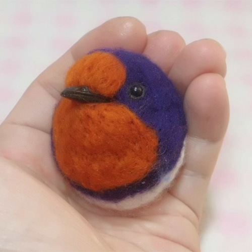 ツバメ 燕 つばめ 羊毛フェルト☆マグネット/ブローチどちらか選択