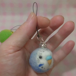 虎皮鸚鵡14★鑰匙扣/手機的魅力/耳機插孔 / Budgerigar 14★Key chain/phone charm 第1張的照片