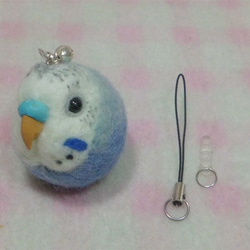 虎皮鸚鵡14★鑰匙扣/手機的魅力/耳機插孔 / Budgerigar 14★Key chain/phone charm 第3張的照片