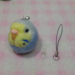 虎皮鸚鵡8★鑰匙扣/手機的魅力/耳機插孔 / Budgerigar8★Key chain/phone charm 第3張的照片