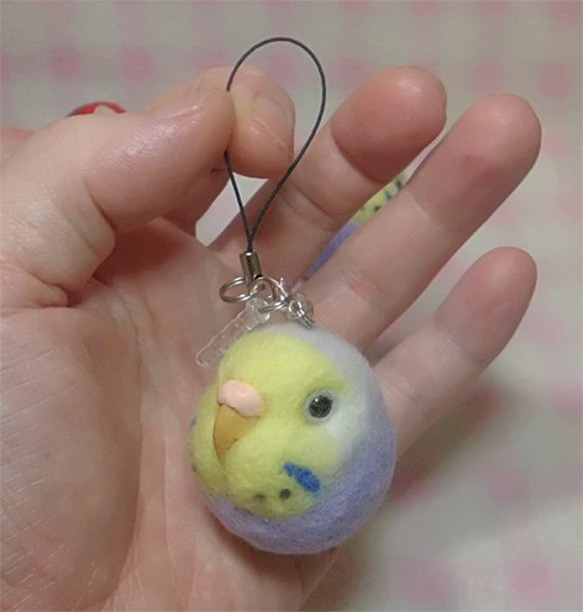 虎皮鸚鵡7★鑰匙扣/手機的魅力/耳機插孔 / Budgerigar 7★Key chain/phone charm 第2張的照片