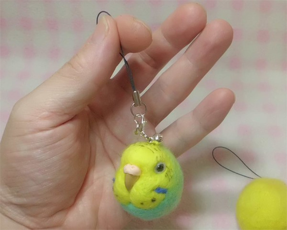 虎皮鸚鵡1★鑰匙扣/手機的魅力/耳機插孔 / Budgerigar 1★Key chain/phone charm 第1張的照片