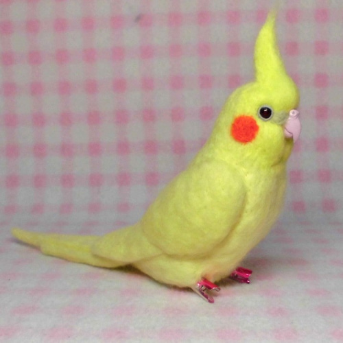 羊毛フェルト オカメインコ ルチノーの通販 by オカメ's shop