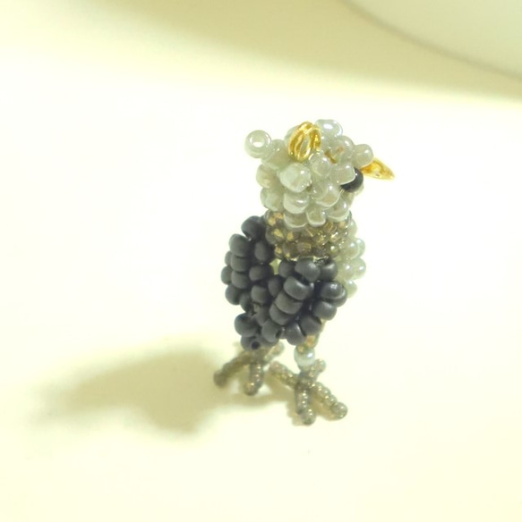 Little beaded bird 3-way strap・鲸头鹳  Shoebill 　　一只鸟1100日元 第2張的照片