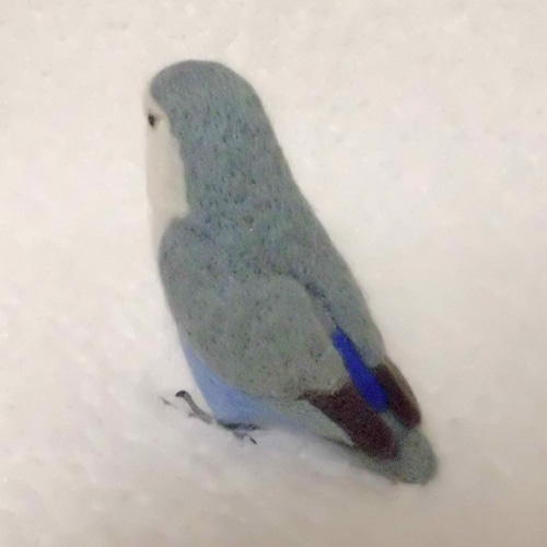 羊毛フェルト　サクラインコ 羊毛フェルトキット 『ころんともちもち わたしのことり 桜文鳥