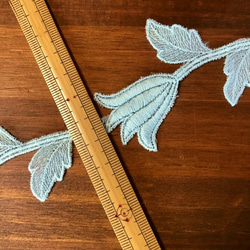 2m コットンモチーフレース 花柄 日本製 lace-No,039 7枚目の画像