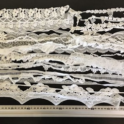 100g入り ◇ レースの端切れ福袋 ◇ lace-No,075 ◇ ホワイト系 7枚目の画像