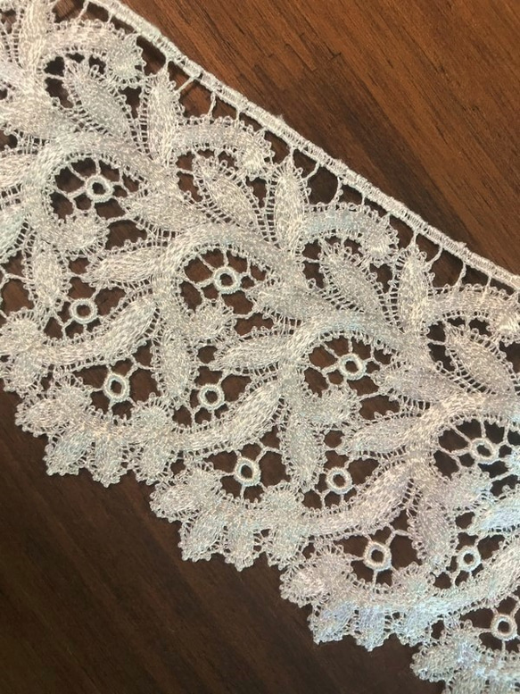 2m レーヨンケミカルレース 蔦柄 日本製 lace-No,084 5枚目の画像