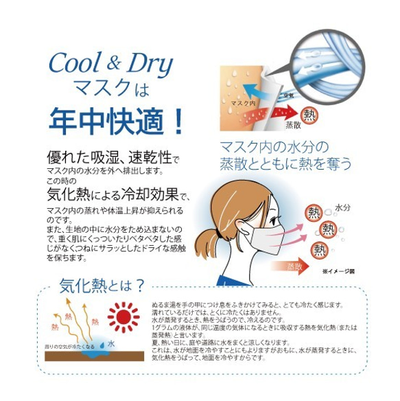 Active Mask   cool&dry ジム　軽スポーツ　 2枚目の画像